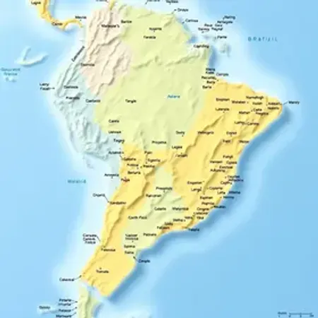 Mapa do Brasil com fronteiras estaduais: estados, capitais e regiões explicados