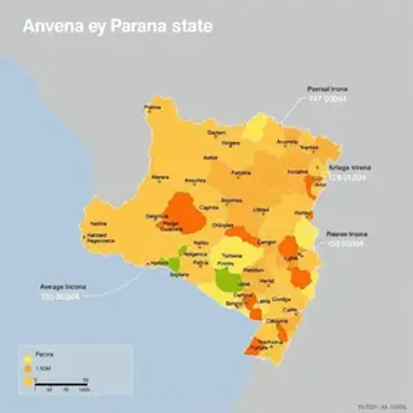 Mapa de renda média do Paraná: análise territorial em mapas e indicadores