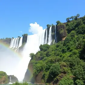 Mapa turístico de Foz do Iguaçu com atrações: guia turístico para planejar a visita