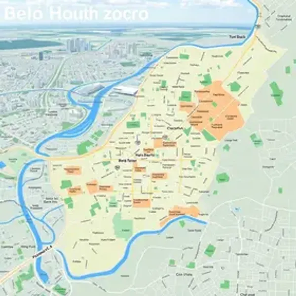 Bairros da zona sul de Belo Horizonte no mapa: bairros, zonas e referências urbanas