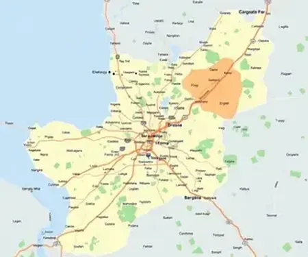 Mapa de Brasília com bairros e zonas: entenda localização, rotas e regiões