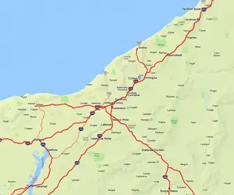 Cidades na BR-242 no mapa por estado: rotas, trechos e cidades no caminho