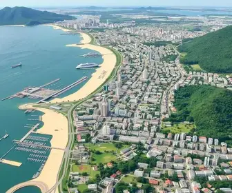 Bairros próximos ao centro de Florianópolis no mapa: bairros, zonas e referências urbanas