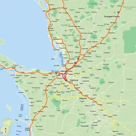 Rotas urbanas de Manaus no mapa: mobilidade com referências úteis