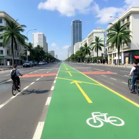 Mapa de ciclovias de Recife com rotas: mobilidade com referências úteis