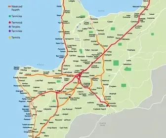 Mapa de ônibus de Natal com linhas e terminais: transporte, rotas e acessos urbanos