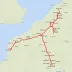 Rota da BR-316 no mapa com principais acessos: rotas, trechos e cidades no caminho