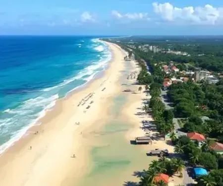 Como chegar em Porto de Galinhas pelo mapa com rotas: atrações, acessos e roteiro no mapa