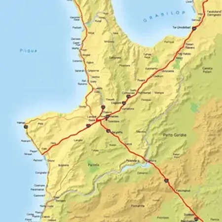 Mapa rodoviário do Piauí com principais estradas: guia de localização e contexto territorial