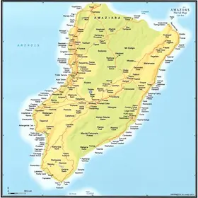 Mapa político do Amazonas com municípios: mapa, referências e orientação prática