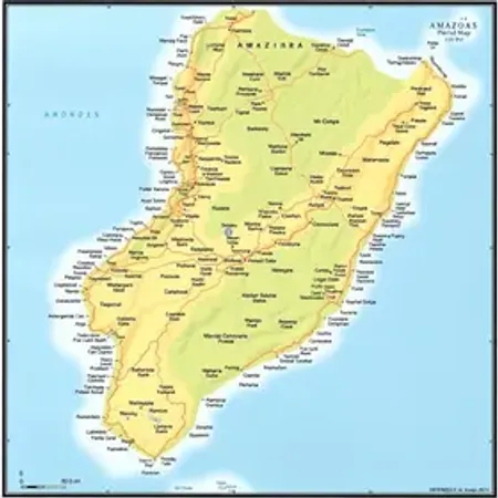 Mapa político do Amazonas com municípios: mapa, referências e orientação prática