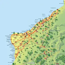 Mapa turístico de Sergipe com cidades e atrações: entenda localização, rotas e regiões