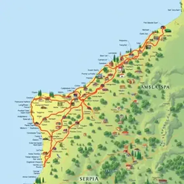 Mapa turístico de Sergipe com cidades e atrações: entenda localização, rotas e regiões