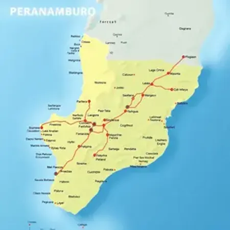 Regiões de Pernambuco no mapa e principais cidades: entenda localização, rotas e regiões