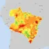 Mapa de densidade demográfica do Mato Grosso do Sul: análise territorial em mapas e indicadores