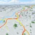 Mapa de ciclovias de Salvador com rotas: transporte, rotas e acessos urbanos