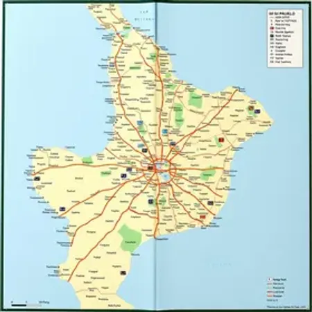 Mapa político de São Paulo com municípios: mapa, referências e orientação prática