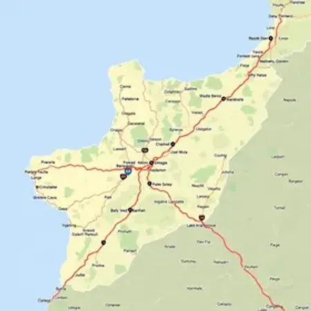 Mapa da BR-285 com cidades e trechos: rotas, trechos e cidades no caminho