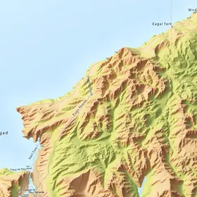 Mapa do relevo do Distrito Federal: guia visual para estudar geografia física