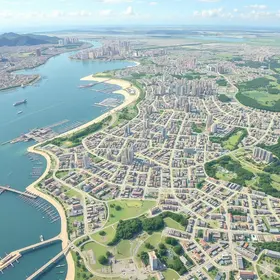 Bairros da zona oeste de Florianópolis no mapa: bairros, zonas e referências urbanas