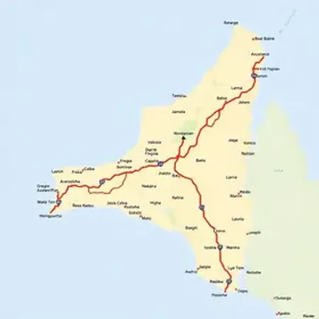 Mapa rodoviário da Bahia com principais estradas: mapa, referências e orientação prática