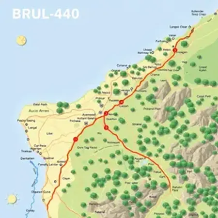 Rota da BR-040 no mapa com principais acessos: guia para planejar sua viagem