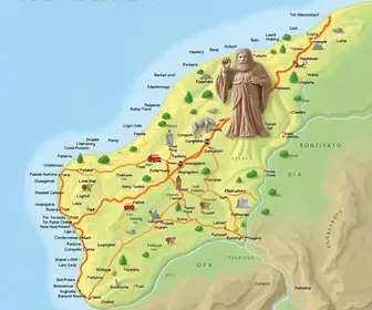 Mapa turístico de Roraima com cidades e atrações: entenda localização, rotas e regiões