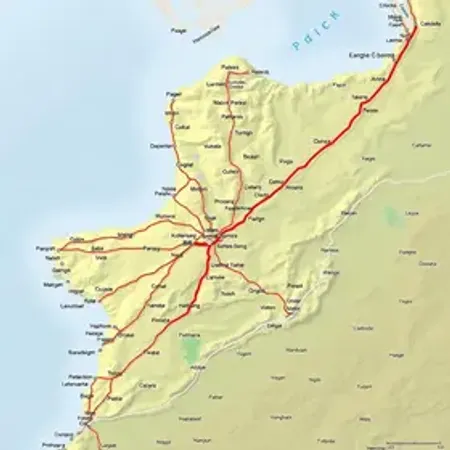 Mapa da BR-232 com cidades e trechos: mapa, distância e pontos de atenção