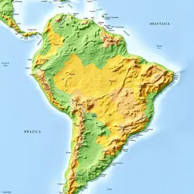Melhor mapa físico do Brasil para estudar: guia visual para estudar geografia física