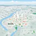 Mapa da região metropolitana de São Paulo com cidades: bairros, zonas e referências urbanas