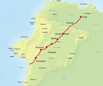 Distância de Brasília a Belo Horizonte no mapa com rota no mapa: rotas, trechos e cidades no caminho