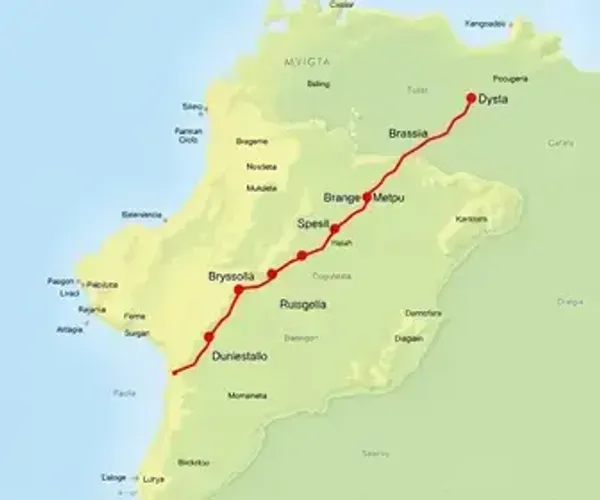 Distância de Brasília a Belo Horizonte no mapa com rota no mapa: rotas, trechos e cidades no caminho