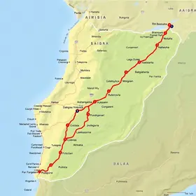 Mapa da BR-174 com cidades e trechos: guia para planejar sua viagem