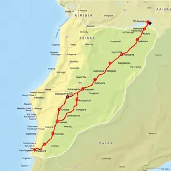 Mapa da BR-174 com cidades e trechos: guia para planejar sua viagem