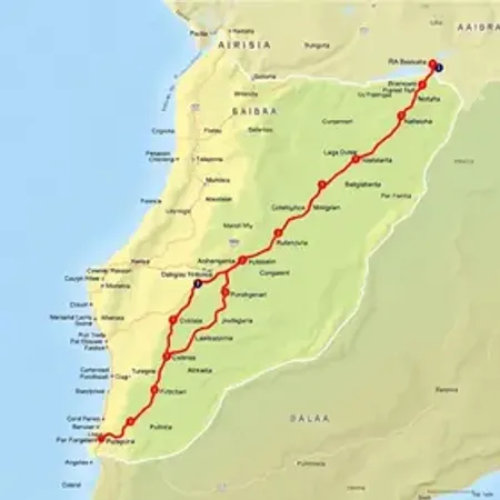 Mapa da BR-174 com cidades e trechos: guia para planejar sua viagem