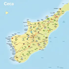 Mapa turístico do Ceará com cidades e atrações: mapa, referências e orientação prática