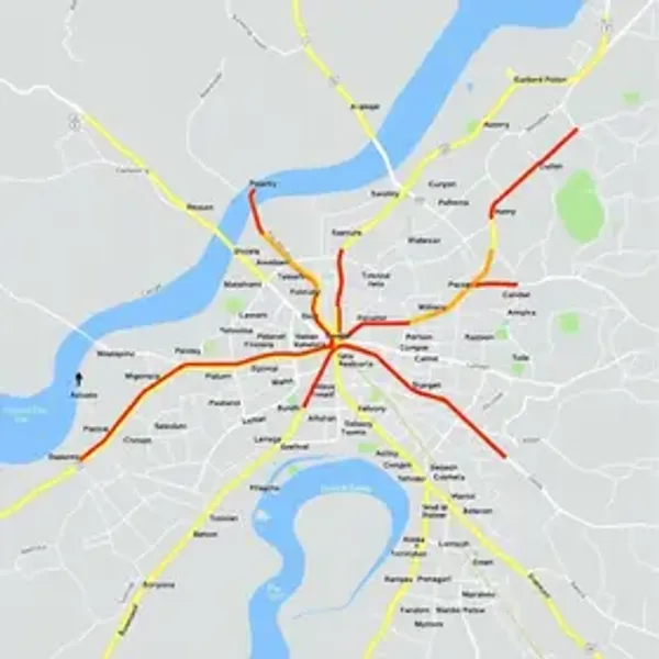 Mapa de ônibus de Belo Horizonte com linhas e terminais: transporte, rotas e acessos urbanos