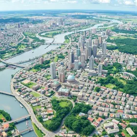 Bairros do centro de Manaus no mapa: bairros, zonas e referências urbanas