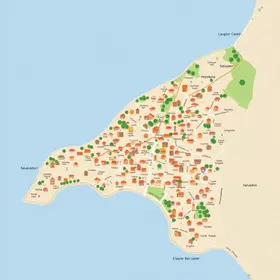 Mapa de Salvador com bairros e zonas: mapa, referências e orientação prática