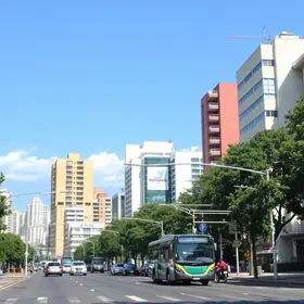 Rotas urbanas de João Pessoa no mapa: transporte, rotas e acessos urbanos