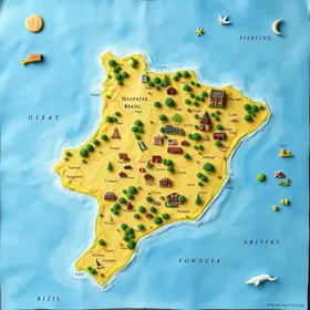 Mapa mudo do Brasil para trabalho escolar: mapa histórico e cultural explicado