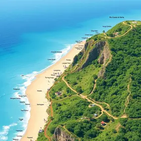 Mapa turístico do Rio Grande do Norte com cidades e atrações: entenda localização, rotas e regiões