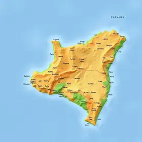 Cidades da Paraíba no mapa por região: guia de localização e contexto territorial