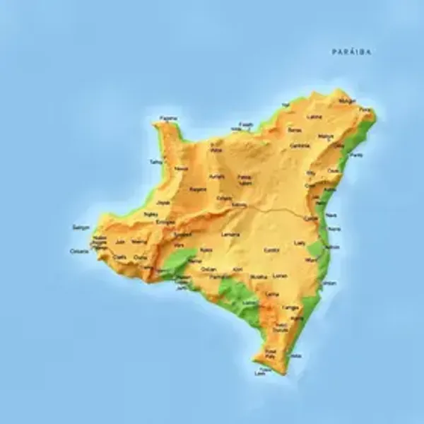Cidades da Paraíba no mapa por região: guia de localização e contexto territorial