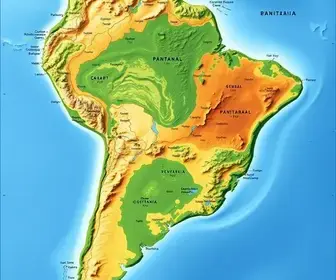 Mapa do bioma Pantanal no Brasil: guia para interpretar o território brasileiro