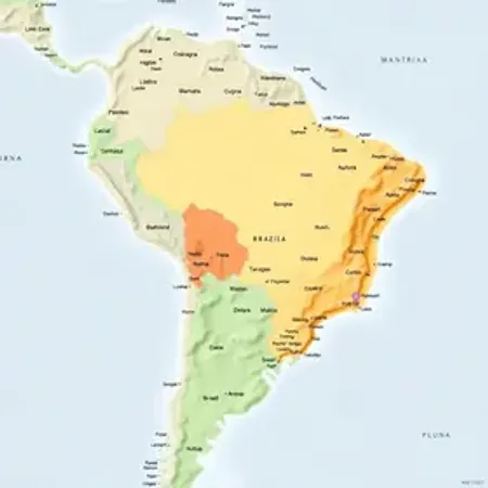Mapa da divisão territorial do Brasil: mapa, contexto e principais referências