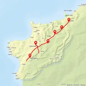 Rota da BR-050 no mapa com principais acessos: mapa, distância e pontos de atenção