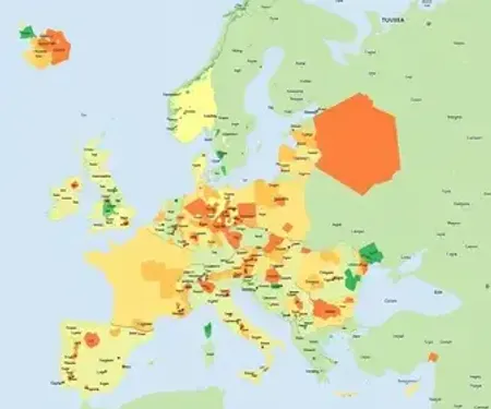 Mapa de densidade demográfica do Mato Grosso: análise territorial em mapas e indicadores