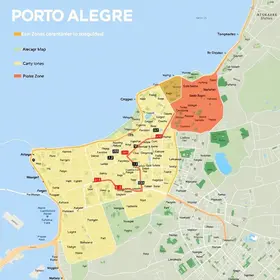 Bairros da zona leste de Porto Alegre no mapa: guia para se orientar pela cidade
