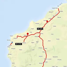 Como viajar pela BR-470 usando mapa e planejar rota: mapa, distância e pontos de atenção
